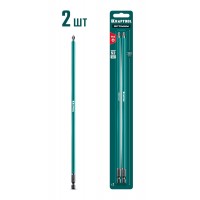 Биты OPTIMUM PH2 300 мм 2 штуки KRAFTOOL 26122-2-300-2