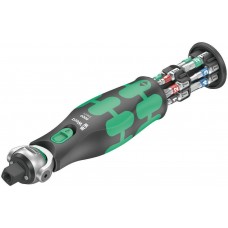 8009 Zyklop Pocket Set 1 Трещотка с встроенным магазином с битами, 13 пр. (WE-004280)