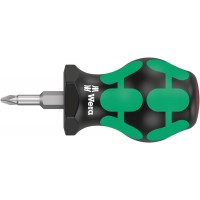 Отвёртка короткая крестовая PH 1 x 25 мм Stubby серия 350 PH Wera WE-008850