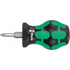 Отвёртка короткая крестовая PH 1 x 25 мм Stubby серия 350 PH Wera WE-008850