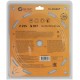 Диск пильный по дереву с тефлоновым покрытием 96Т, CUTOP Profi plus, 255 х 1,8/2,6 х 32/30/25,4/20 мм (75-25596Т)