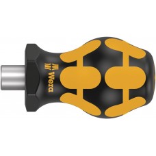 Отвёртка-битодержатель короткая 1/4 x 10 мм антистатическая магнит 1/4 C6.3 ESD Kraftform Stubby серия 811/1 Wera WE-008881