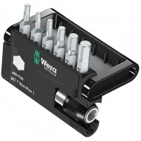 Набор бит с битодержателем 7 Hex-Plus 1, с внешним шестигранником, 7 пр., 1/4