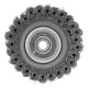 Щетка для УШМ Heavy Duty, 100 мм, М14, чашка, крученая проволока 0.5 мм Matrix (74672)