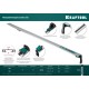 Направляющая шина CG-150, 1530 мм, зажимная KRAFTOOL 32235-1.5