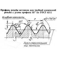 Метчик Rc 3/8
