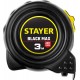 Рулетка с двумя фиксаторами BlackMax 3 м х 16 мм Professional STAYER 3410-03