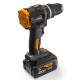 Дрель-шуруповерт ударная аккумуляторная RUNTEC PRO 13 мм, 20В, 2*4Ач, 100Нм, RUNTEC, RT-ID224