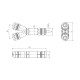 Коннектор кабельный FFC-34/3Р-IP68 (Fortisflex) (89685)