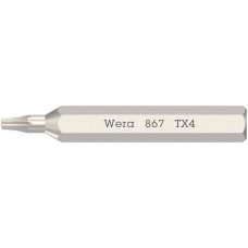 867/0 Micro TORX Бита, TX 4 x 30 мм, хвостовик шестигранный 5/32