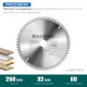 Пильный диск по дереву Precision, 250 х 32 мм, 60Т KRAFTOOL 36952-250-32