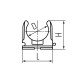 Крепеж-клипса КМП 20 (бел) (Fortisflex) (103951)