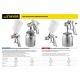Краскопульт пневматический AirPro S, EA 1.4 мм, с нижним бачком STAYER Professional 06477-1.4