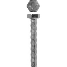 ЗУБР DIN 933, кл. пр. 5.8, M12 х 45 мм, цинк, 3 шт, болт (4-303076-12-045)
