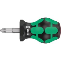 Отвёртка короткая крестовая PH 2 x 25 мм Stubby серия 350 PH Wera WE-008851