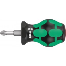 Отвёртка короткая крестовая PH 2 x 25 мм Stubby серия 350 PH Wera WE-008851