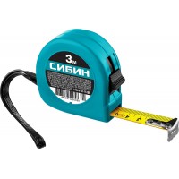 Рулетка 3 м х 16 мм СИБИН 34020-03-16