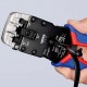Пресс-клещи для штекеров RJ, 3 гнезда, RJ 10 (4-pin), RJ 11/12 (6-pin), RJ 45 (8-pin), 200 мм, SB (KN-975112SB)