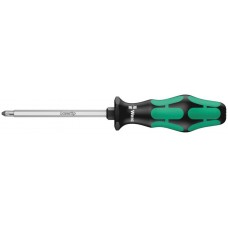 Отвёртка крестовая PZ 2 x 100 мм с шестигранным стержнем серия 355 SK PZ Wera WE-009342
