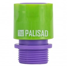 Соединитель пластмассовый, быстросъемный, внешняя резьба 3/4 Palisad (66175)