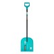 Лопата для уборки снега поликарбонат, 340х385х1340 мм, алюминиевый черенок, LUXE Palisad (61691)