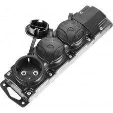 Колодка для удлинителя 3 гнезда, IP44 СИБИН 55114-3