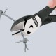 Бокорезы 180 мм, фосфатированные, 2-комп ручки, двойной шарнир, BK TwinForce KN-7372180BK