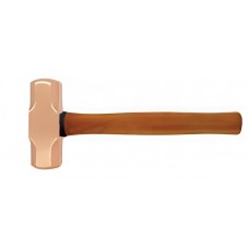Кувалда тупоносая 0,450 кг BeCu рукоятка дерево искробезопасная 191B-1002, HORTZ