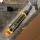 Нож, 18 мм, сменное лезвие, SK4, корпус из ABS + TPR, торцевой зажим Denzel (78903)
