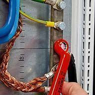 Ключ гаечный накидной VDE, 11 мм, длина 165 мм, диэлектрический (KN-980111)