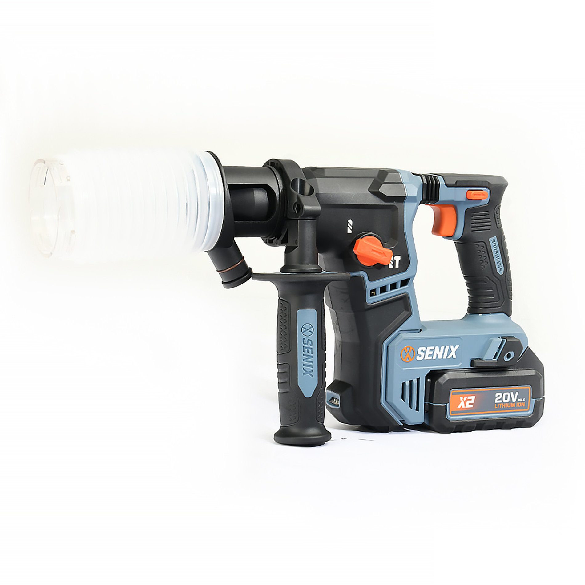 Перфоратор SDS-plus, 1.2Дж, 17 мм, 1х4Ач, ЗУ, кейс X2 20В