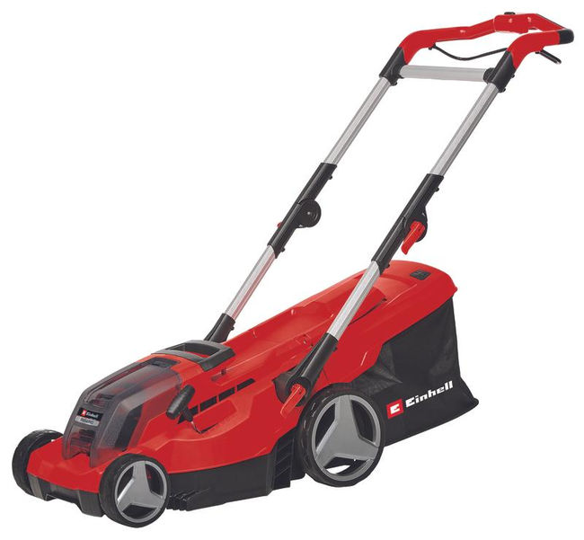 Газонокосилка акк Einhell PXC RASARRO 36/36, 2х18В, 36см,6ст 25-75мм,45л,2x3Aч Plus,2хЗУ (3413282)