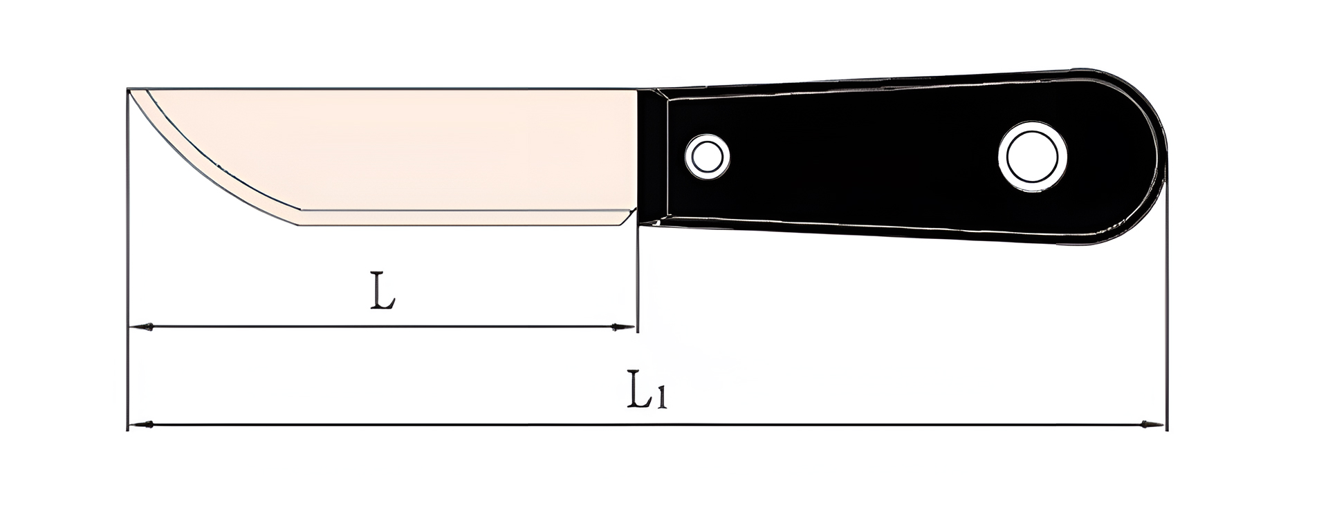 Нож искробезопасный 185 мм BeCu 202-1002, HORTZ