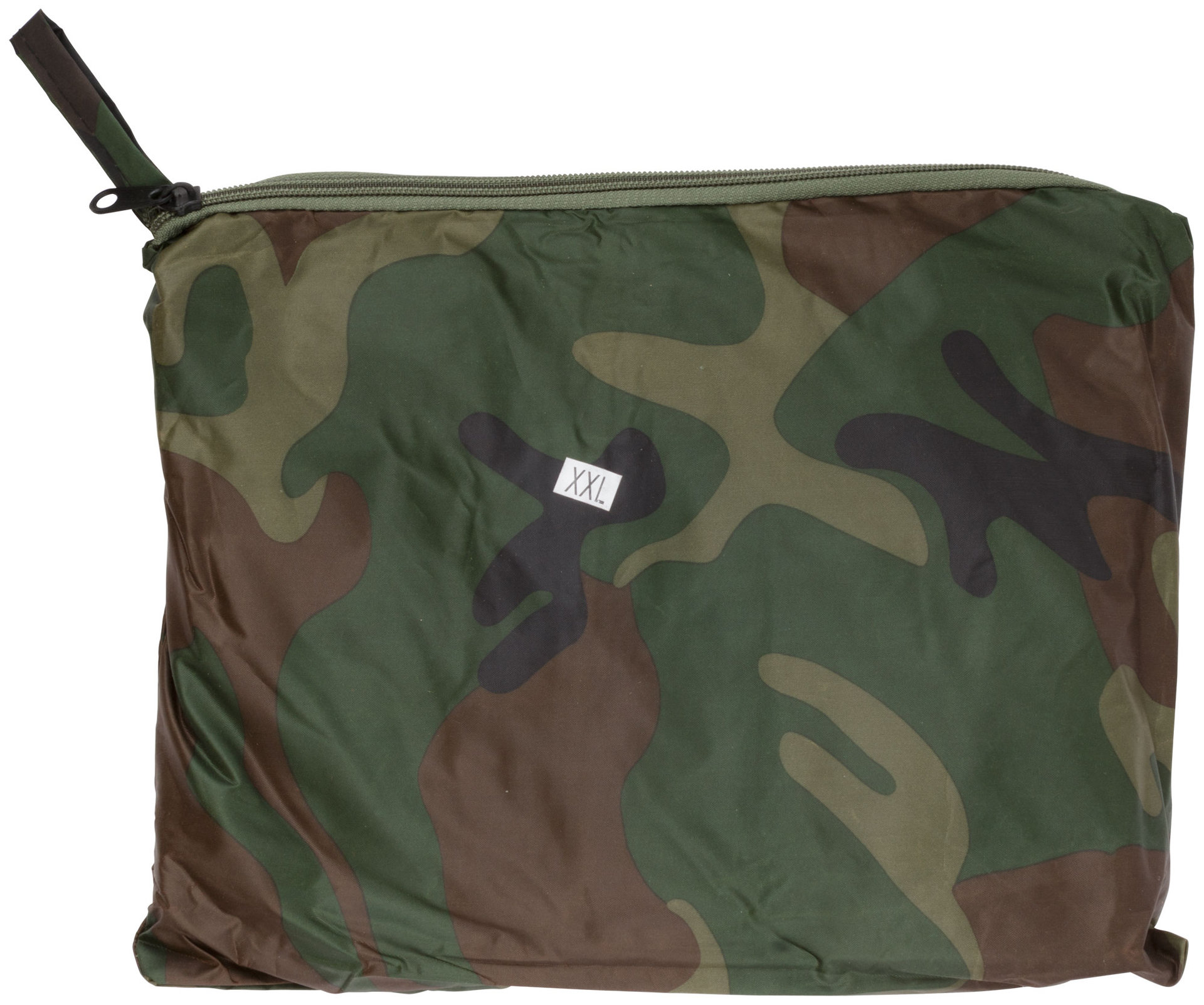 Плащ дождевик с капюшоном и карманами Синий, размер XXL (12162)