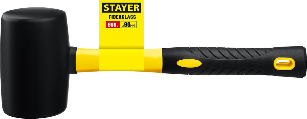 Киянка резиновая чёрная 900 г Professional STAYER 2054-90