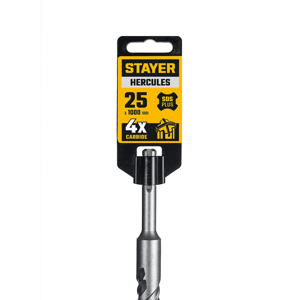 Бур SDS-plus HERCULES-4Х STAYER 25x1000 мм 29290-1000-25  