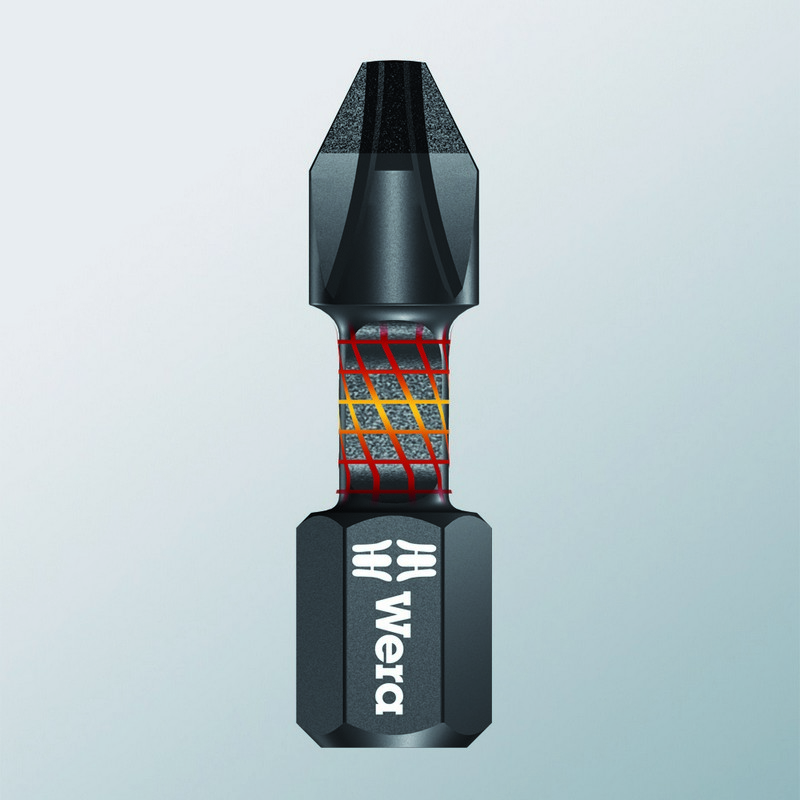 Бита ударная PZ 1 x 25 мм алмаз 1/4 C6.3 Impaktor серия 855/1 IMP DC PZ Wera WE-057620