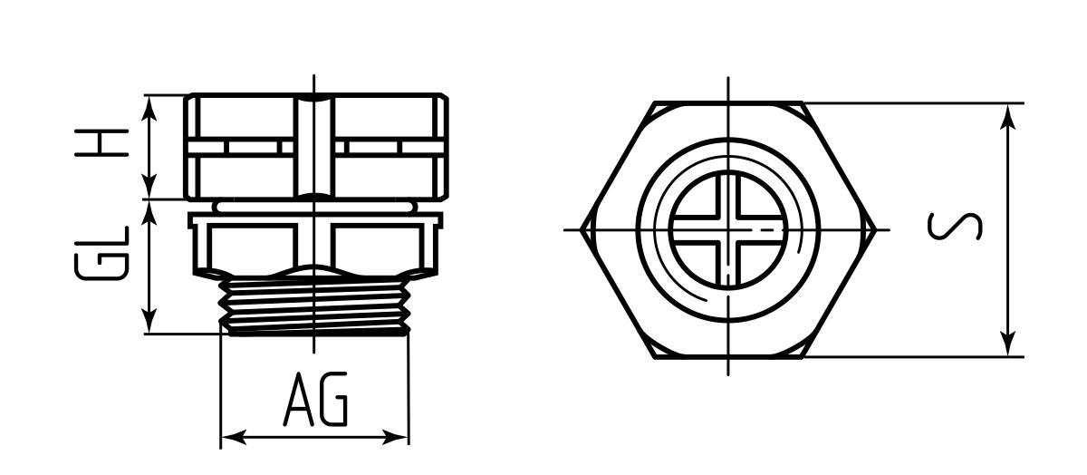 Клапан вентилируемый пластиковый КВП-М12 (Fortisflex) (88663)