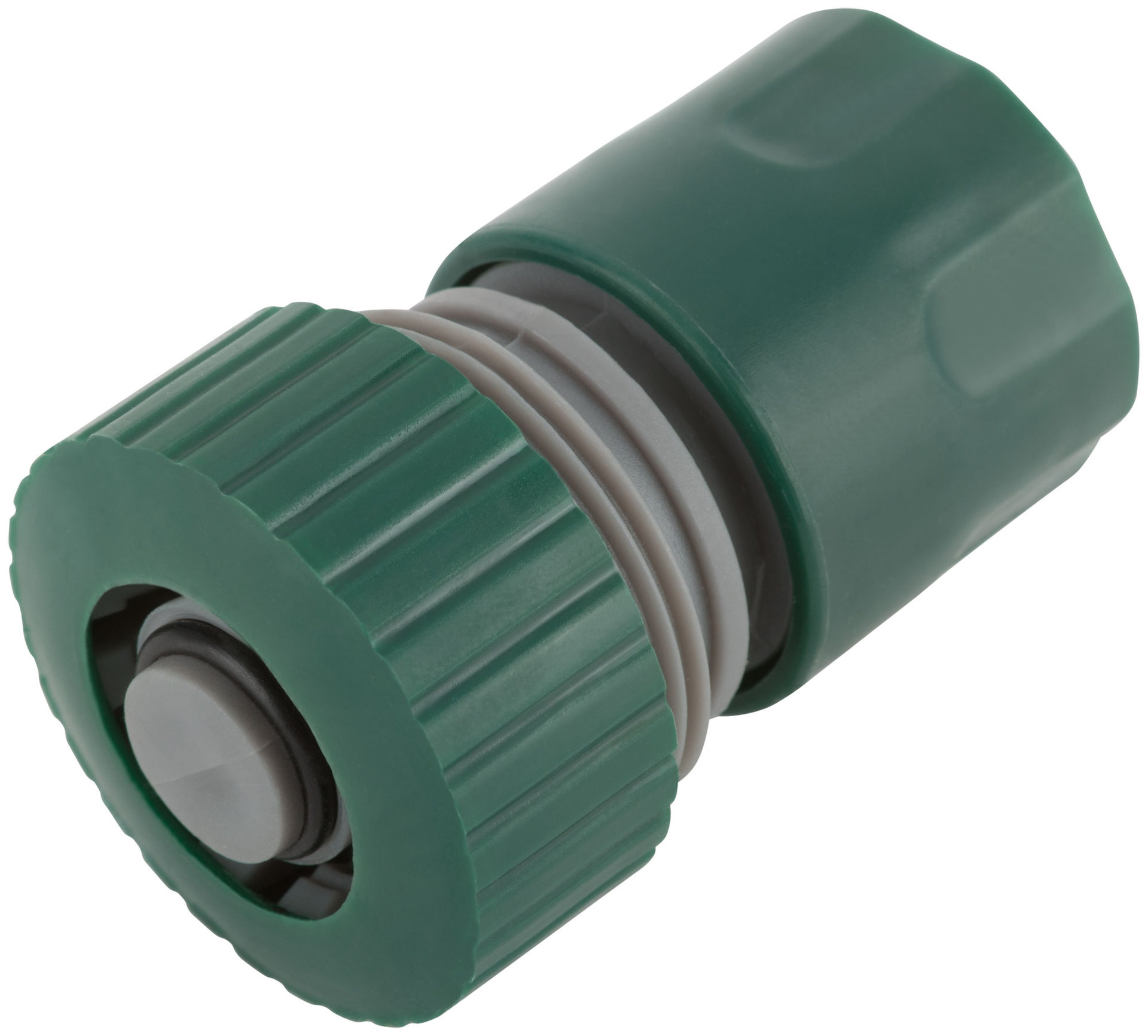 Соединитель пластиковый 3/4, автостоп (77406)