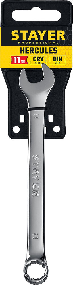 Ключ гаечный комбинированный 11 мм HERCULES Professional STAYER 27081-11