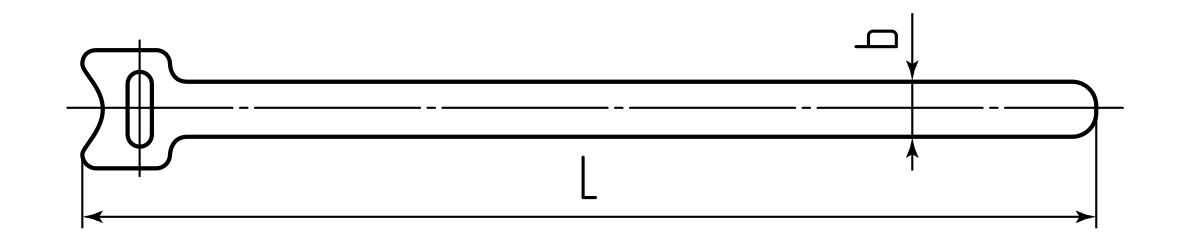 Стяжка-велькро КСВ 16х210 (зел) (Fortisflex) (55292)