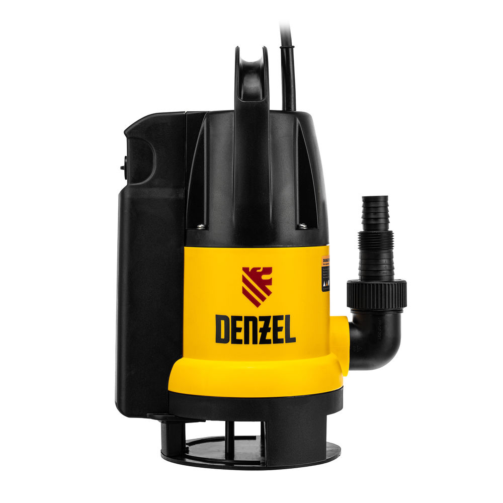 Дренажный насос DP800A, 800 Вт, подъем 5 м, 13000 л/ч Denzel (97219)