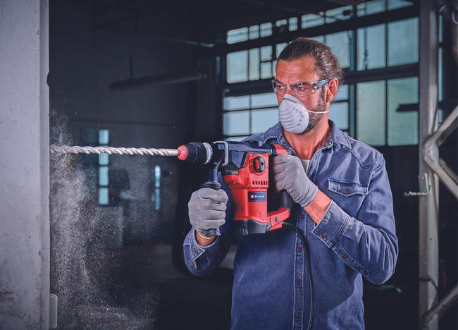 Перфоратор Einhell TE-RH 32-1600 4F,SDS plus,1600вт,4.5Дж,32мм,3реж,кейс E-box (4258508)