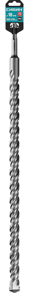Бур SDS-plus 18 х 310 мм СИБИН 29312-310-18