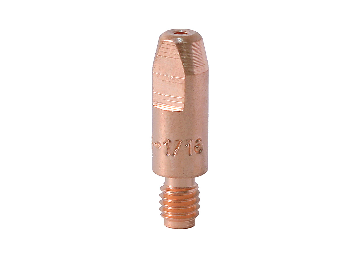 Наконечник E-Cu КЕДР EXPERT D 1.6мм удлиненный зауженный (MIG-350R)