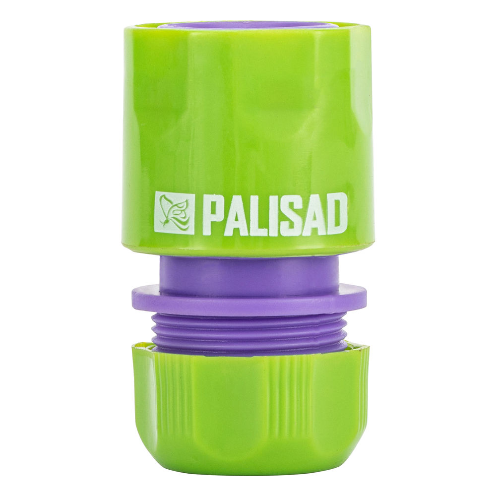 Соединитель пластмассовый, быстросъемный для шланга 1/2 Palisad (66135)
