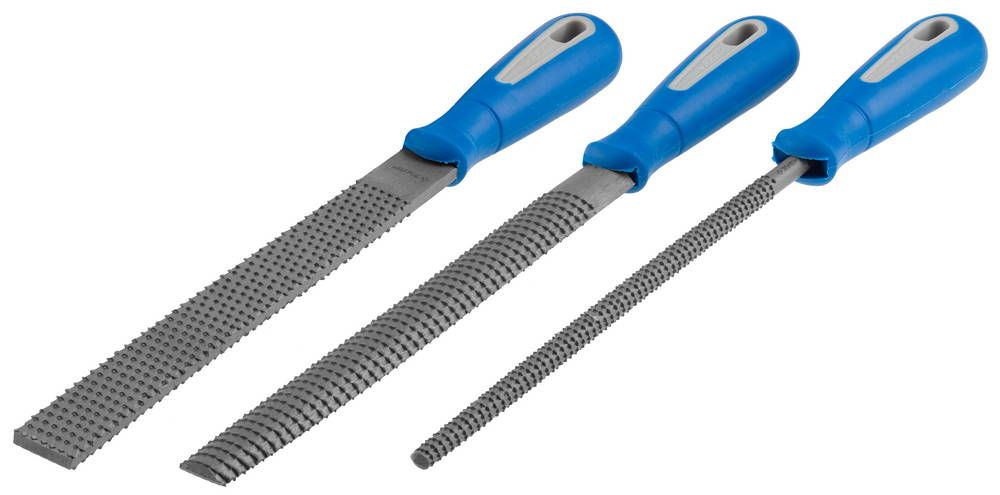 Набор рашпилей 200 мм 3 предм Профессионал ЗУБР 16657-H3