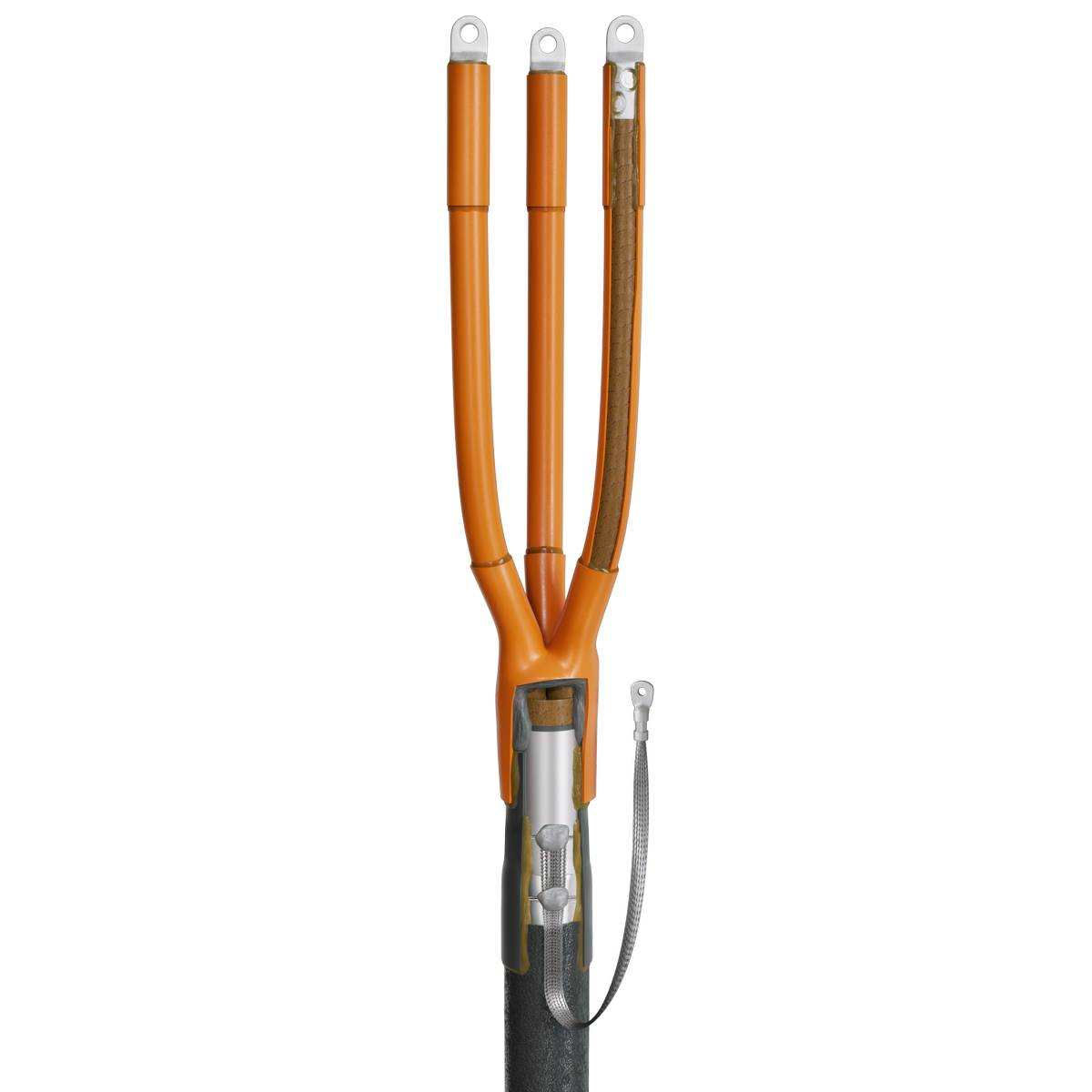 Муфта кабельная концевая 3КВТп-10-70/120(Б) (пайка) (КВТ) (88755)