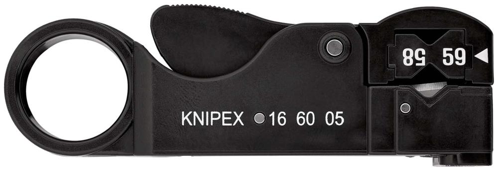 Стриппер для коаксиального кабеля, RG 58 / 59 / 62, длина 105 мм, SB (KN-166005SB)