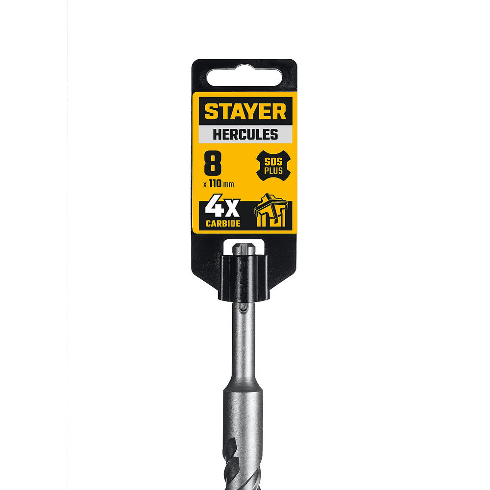 Бур SDS-plus HERCULES-4Х STAYER 8x110 мм 29290-110-08  